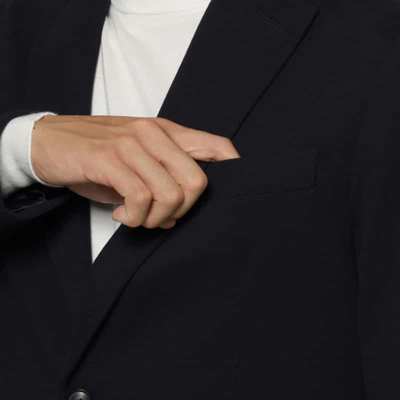 CIRCOLO1901 CIRCOLO 1901＜チルコロ 1901＞ セットアップストレッチジャージージャケット NAVY