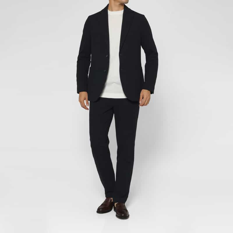 CIRCOLO1901 CIRCOLO 1901＜チルコロ 1901＞ セットアップストレッチジャージーパンツ NAVY