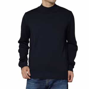 FILIPPO DE LAURENTIIS＜フィリップ デ ローレンティス＞ ウール素材モックネックニットプルオーバー