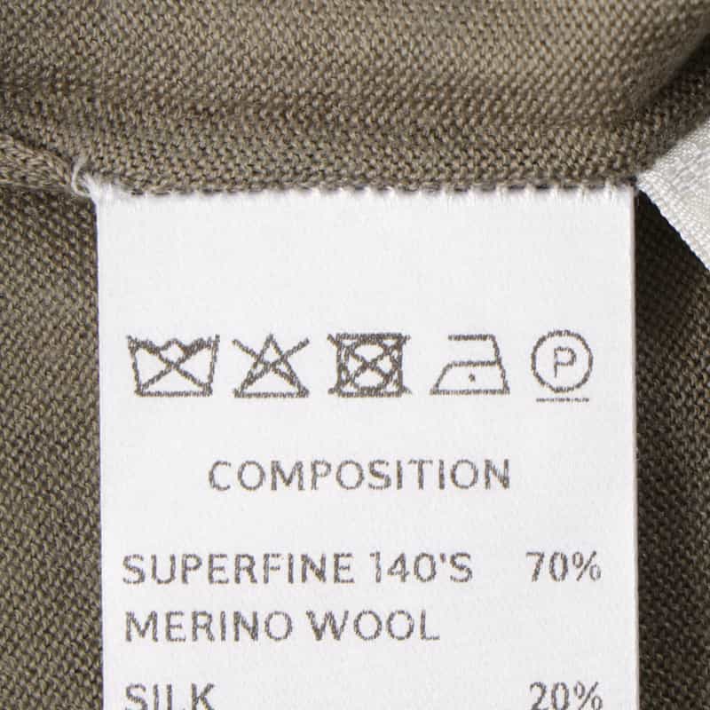 FILIPPO DE LAURENTIIS FILIPPO DE LAURENTIIS＜フィリップ デ ローレンティス＞ クルーネックニットプルオーバー BEIGE