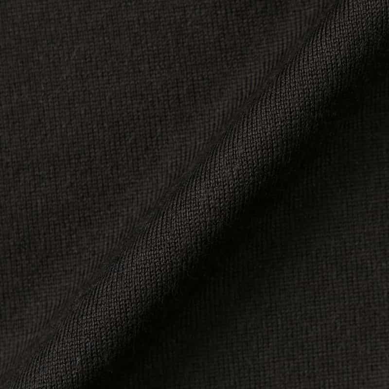 FILIPPO DE LAURENTIIS FILIPPO DE LAURENTIIS＜フィリップ デ ローレンティス＞ クルーネックニットプルオーバー BLACK