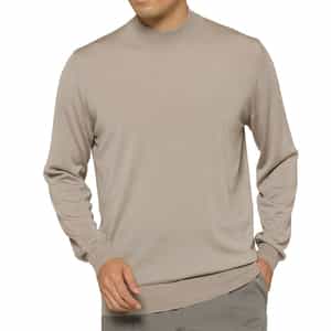 FILIPPO DE LAURENTIIS＜フィリップ デ ローレンティス＞ モックネックニットプルオーバー