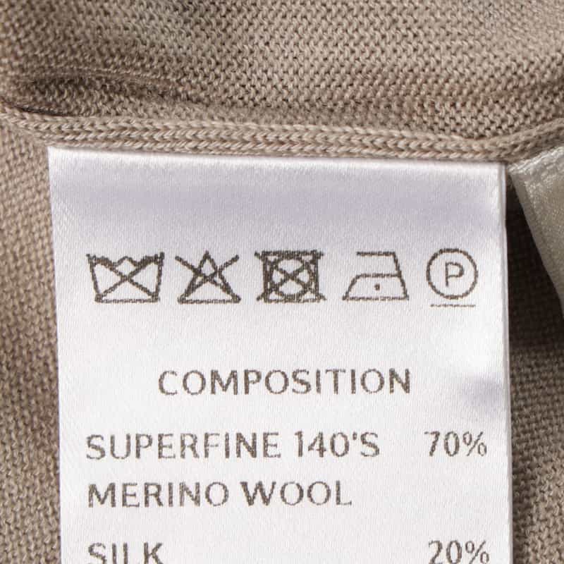 FILIPPO DE LAURENTIIS FILIPPO DE LAURENTIIS＜フィリップ デ ローレンティス＞ モックネックニットプルオーバー BEIGE