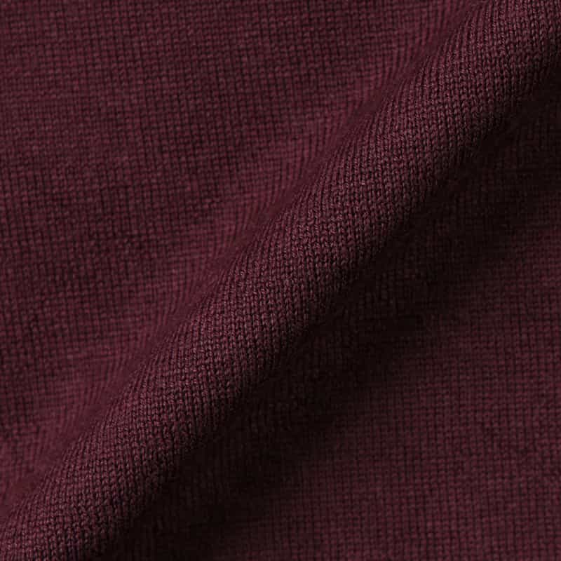 FILIPPO DE LAURENTIIS FILIPPO DE LAURENTIIS＜フィリップ デ ローレンティス＞ モックネックニットプルオーバー WINE