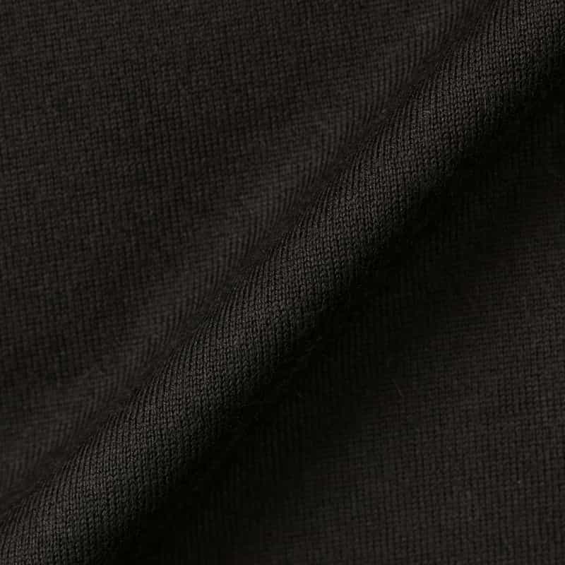 FILIPPO DE LAURENTIIS FILIPPO DE LAURENTIIS＜フィリップ デ ローレンティス＞ モックネックニットプルオーバー BLACK