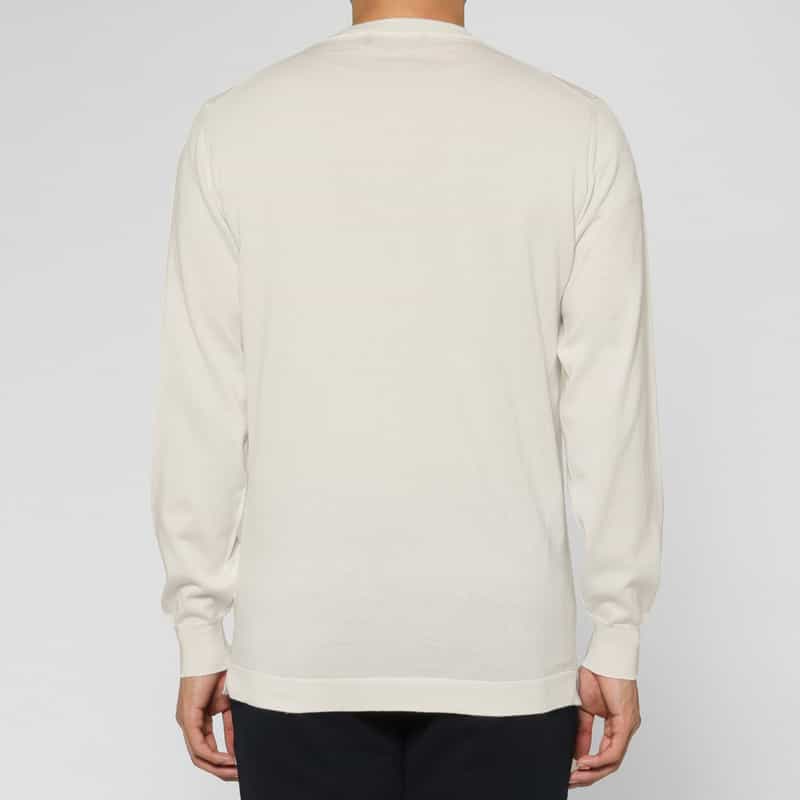 FILIPPO DE LAURENTIIS FILIPPO DE LAURENTIIS＜フィリップ デ ローレンティス＞ コットンカシミヤニットプルオーバー WHITE