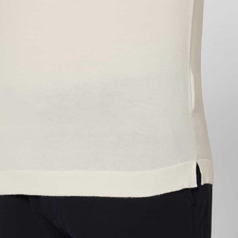 FILIPPO DE LAURENTIIS FILIPPO DE LAURENTIIS＜フィリップ デ ローレンティス＞ コットンカシミヤニットプルオーバー WHITE