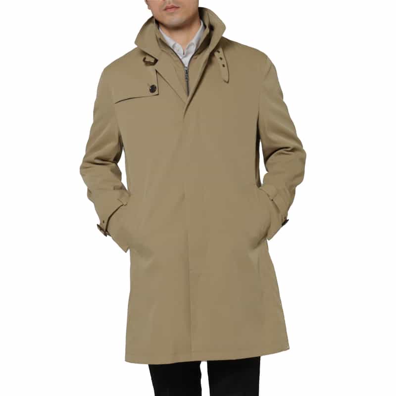 BARNEYS NEW YORK ライナー付きベンタイルコート BEIGE