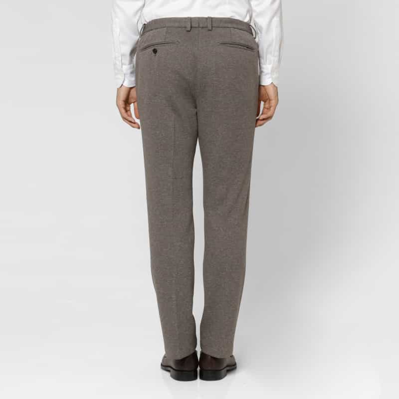 BARNEYS NEW YORK セットアップ ムーリネツイル素材ストレッチパンツ BROWN