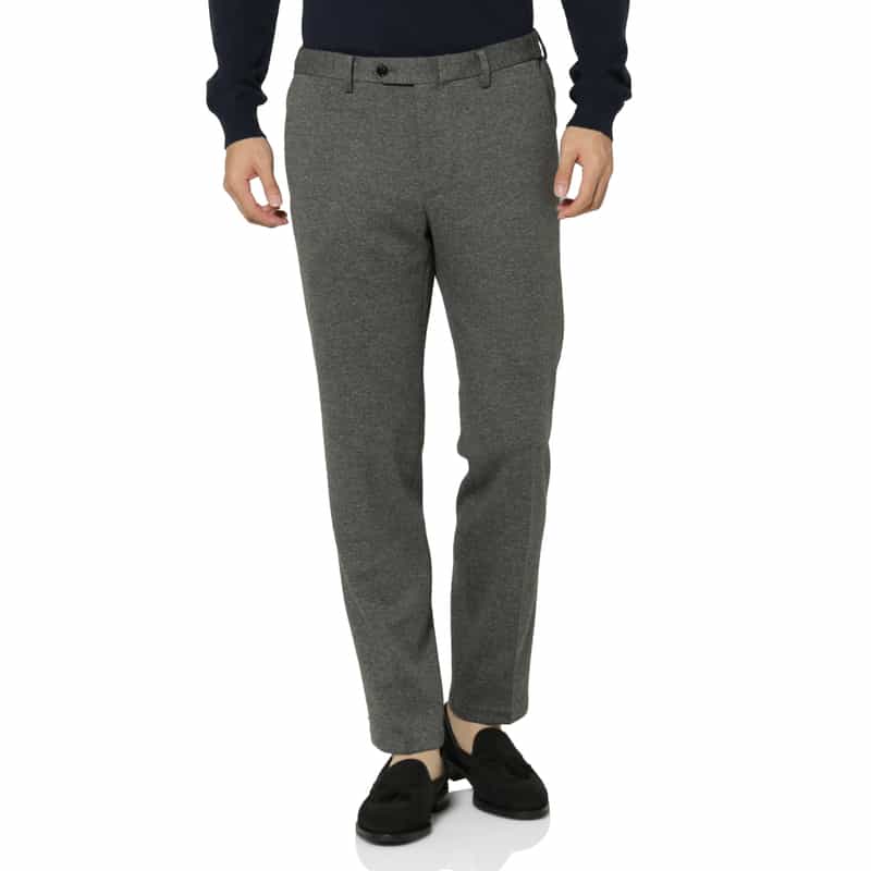 BARNEYS NEW YORK セットアップ ムーリネツイル素材ストレッチパンツ GRAY
