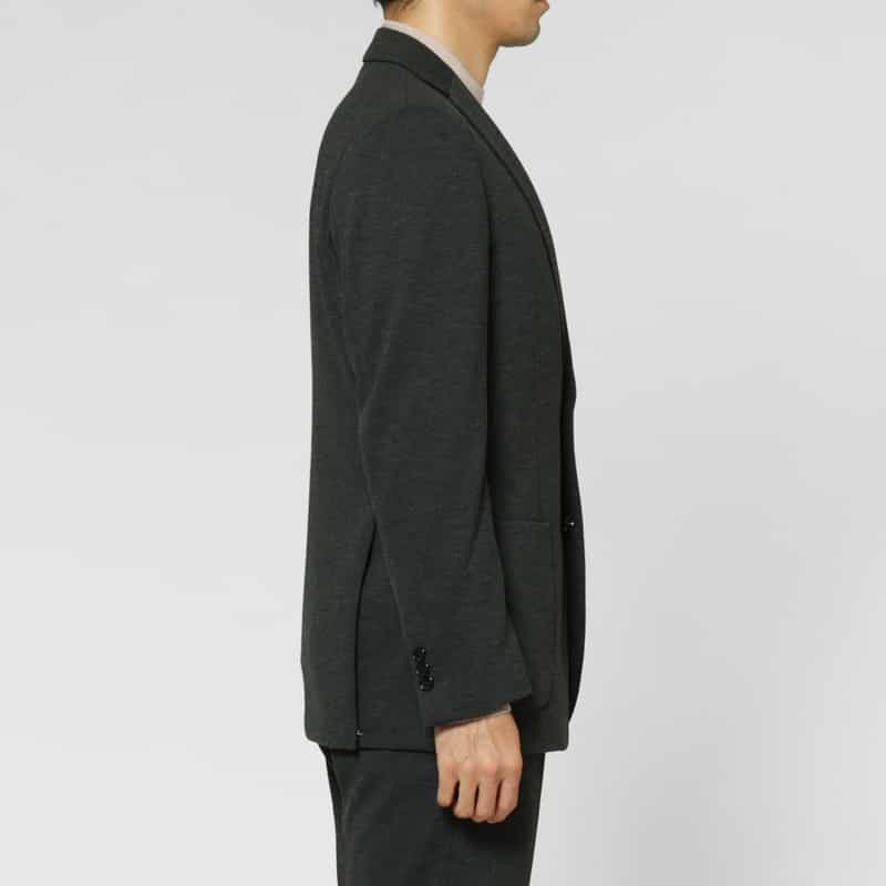 BARNEYS NEW YORK セットアップ ハニカムジャガード素材シングルジャケット GRAY