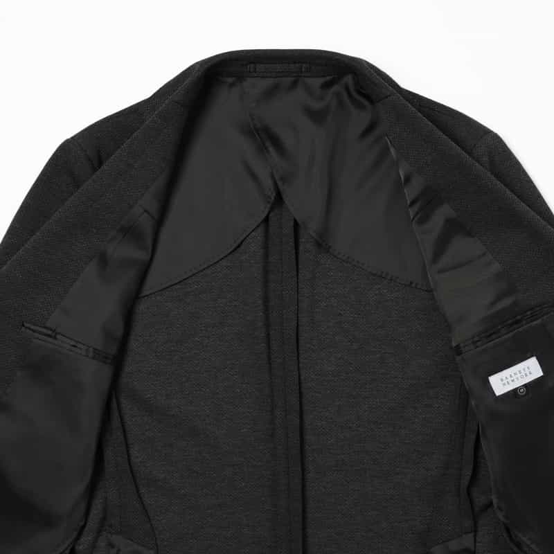 BARNEYS NEW YORK セットアップ ハニカムジャガード素材シングルジャケット GRAY