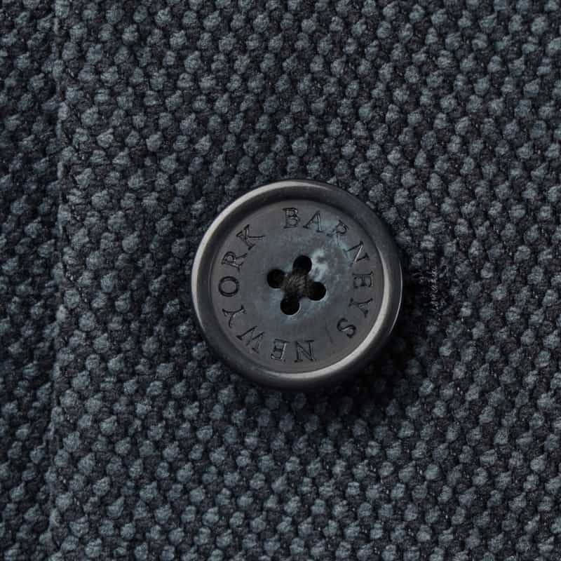 BARNEYS NEW YORK バーズアイ柄シングルジャケット NAVY