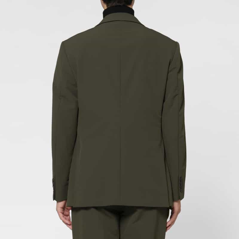 BARNEYS NEW YORK セットアップ ナイロンストレッチジャージージャケット（LANITEX社製生地使用） KHAKI