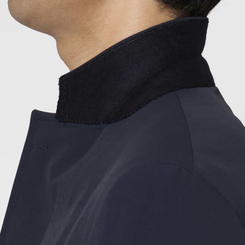 BARNEYS NEW YORK セットアップ ナイロンストレッチジャージージャケット（LANITEX社製生地使用） NAVY