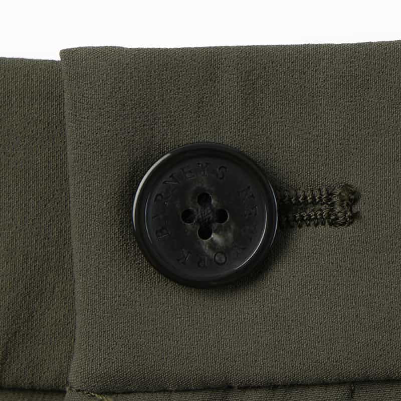 BARNEYS NEW YORK セットアップ ナイロンストレッチジャージーパンツ（LANITEX社製生地使用） KHAKI