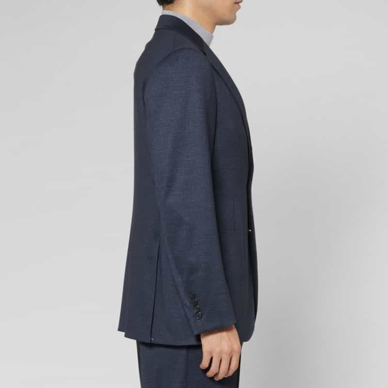 BARNEYS NEW YORK セットアップ ダブルニットシングルジャケット NAVY