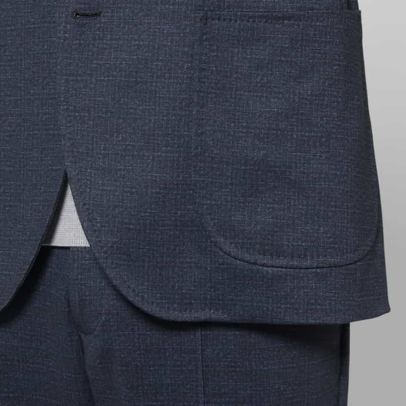BARNEYS NEW YORK セットアップ ダブルニットシングルジャケット NAVY