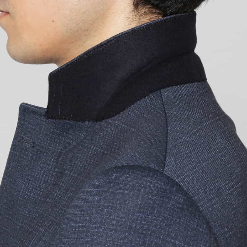BARNEYS NEW YORK セットアップ ダブルニットシングルジャケット NAVY