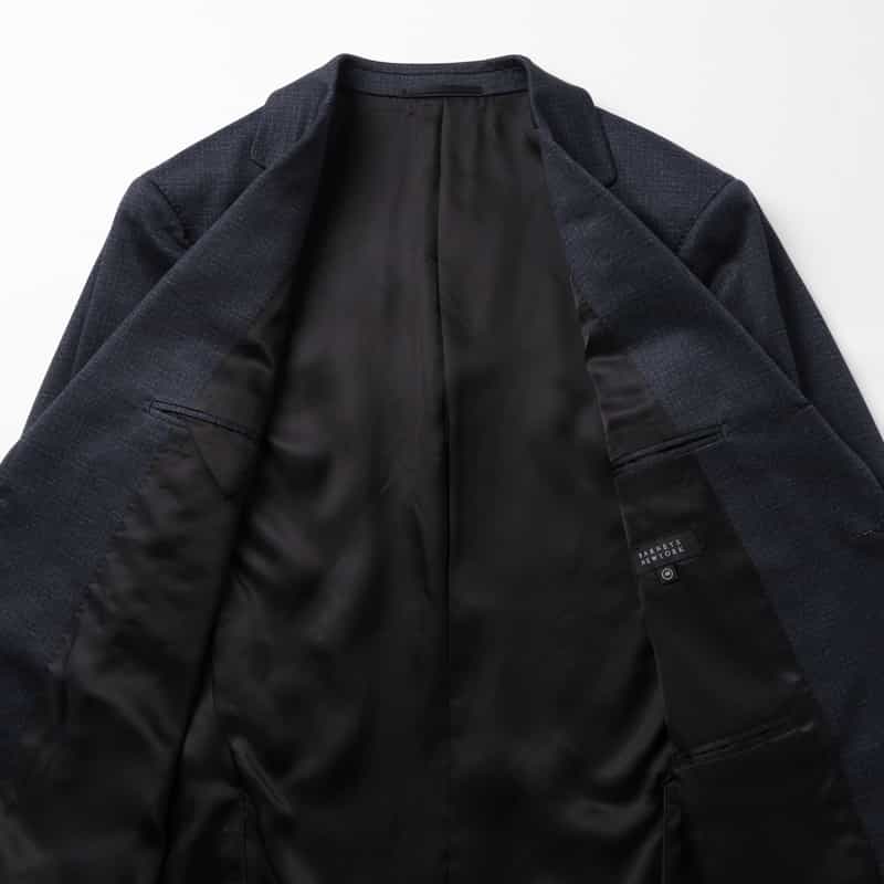 BARNEYS NEW YORK セットアップ ダブルニットシングルジャケット NAVY