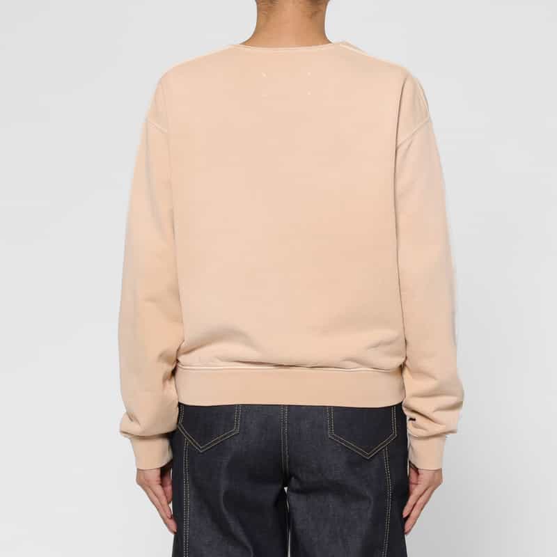 MAISON MARGIELA MAISON MARGIELA ＜メゾンマルジェラ＞ Vネックスウェットプルオーバー LIGHT BROWN