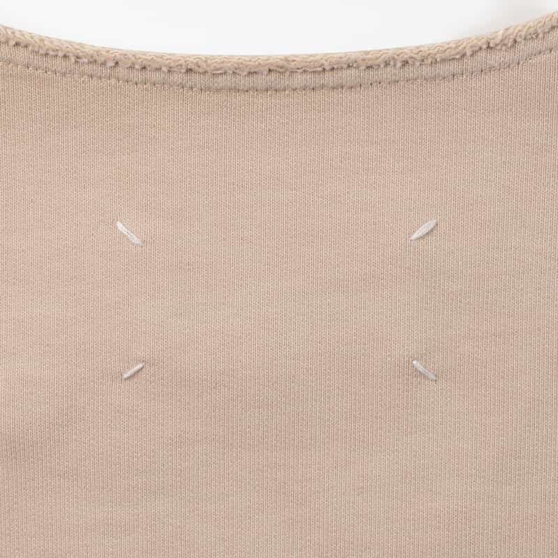 MAISON MARGIELA MAISON MARGIELA ＜メゾンマルジェラ＞ Vネックスウェットプルオーバー LIGHT BROWN