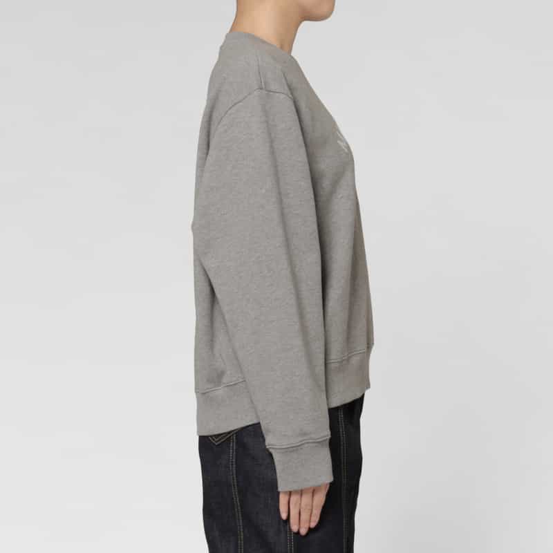 MM6 MAISON MARGIELA MM6 MAISON MARGIELA ＜エムエム6 メゾン マルジェラ＞ ロゴプリント スウェットプルオーバー LIGHT GRAY