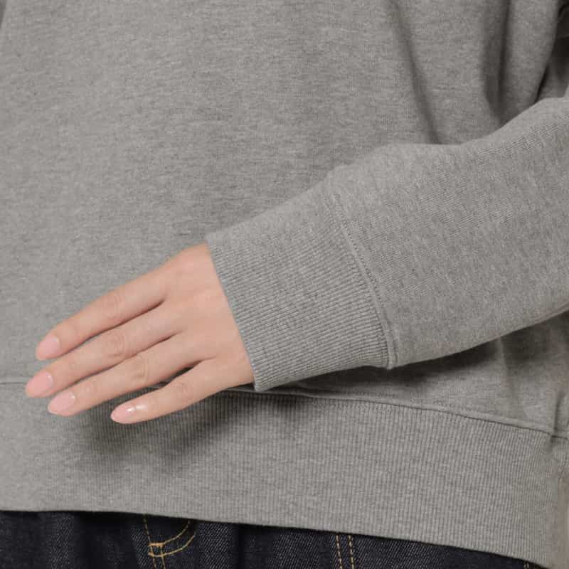 MM6 MAISON MARGIELA MM6 MAISON MARGIELA ＜エムエム6 メゾン マルジェラ＞ ロゴプリント スウェットプルオーバー LIGHT GRAY
