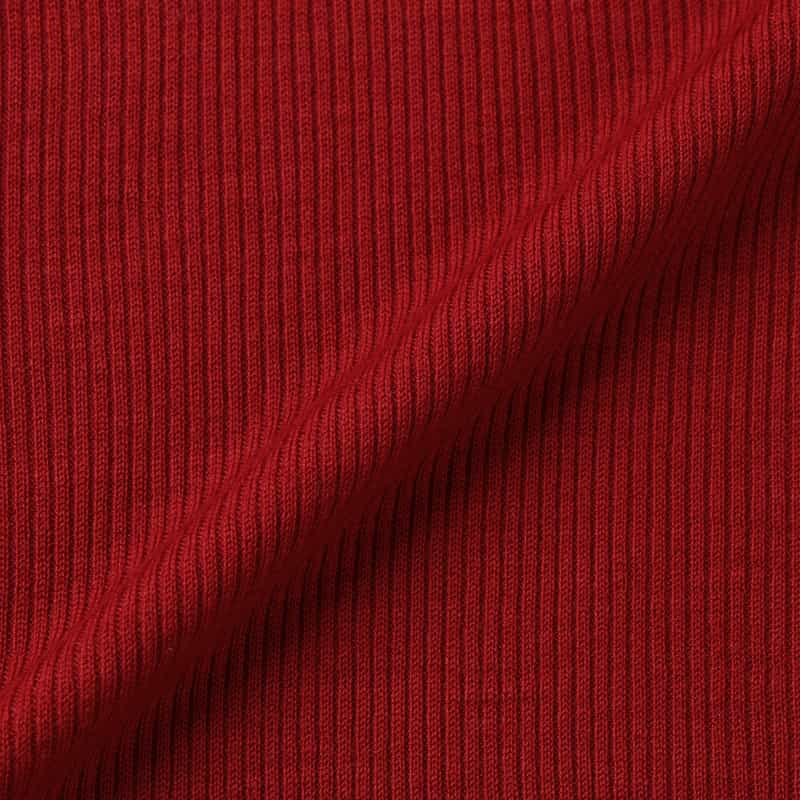 KANAKO SAKAI KANAKO SAKAI ＜カナコ サカイ＞ デザインネック ロングスリーブリブニットプルオーバー RED