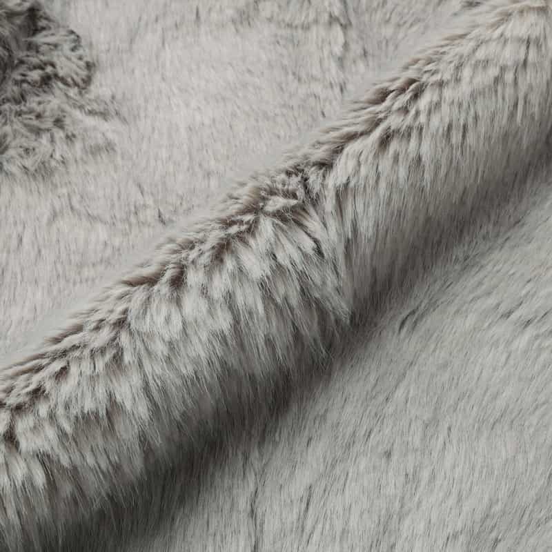 BARNEYS NEW YORK ベルテッド フェイクファージレ ICE GRAY