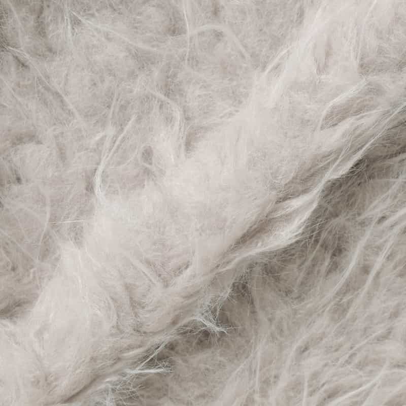 BARNEYS NEW YORK フェイクファー ショートジャケット GRAY