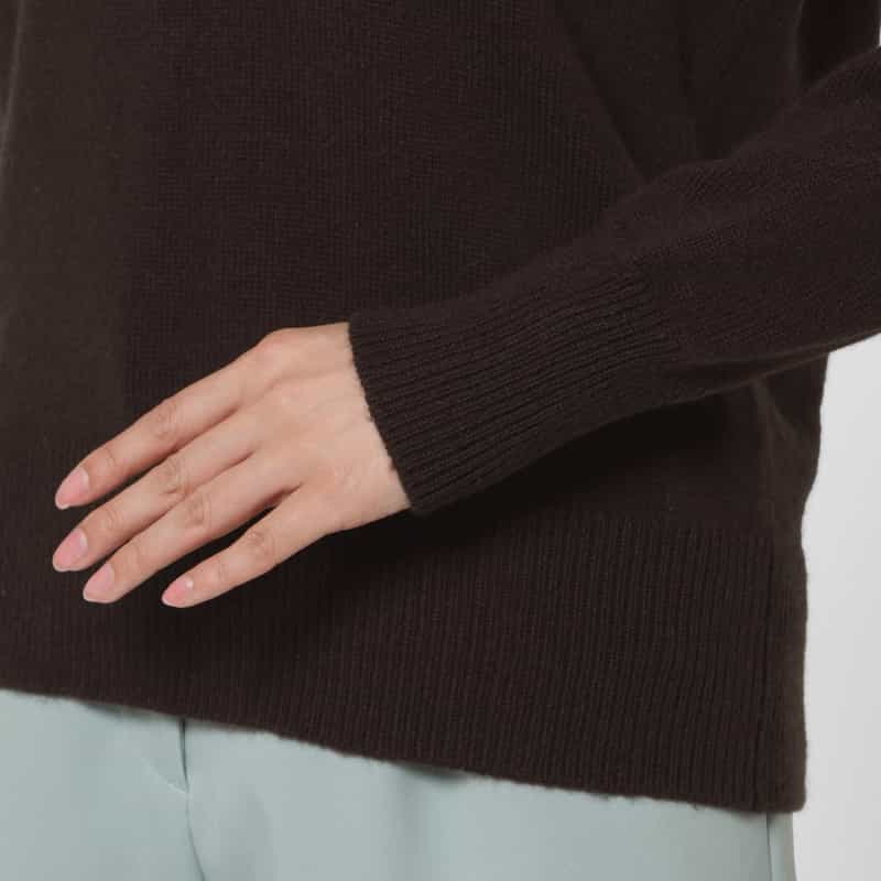 PIPPIOLINO PIPPIOLINO ＜ピッピオリーノ＞ バーニーズ　ニューヨーク限定Vネックスキッパーポロニットプルオーバー BROWN