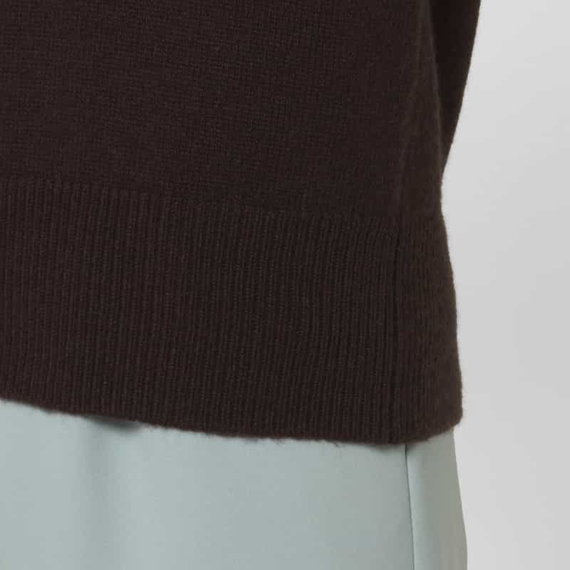 PIPPIOLINO PIPPIOLINO ＜ピッピオリーノ＞ バーニーズ　ニューヨーク限定Vネックスキッパーポロニットプルオーバー BROWN