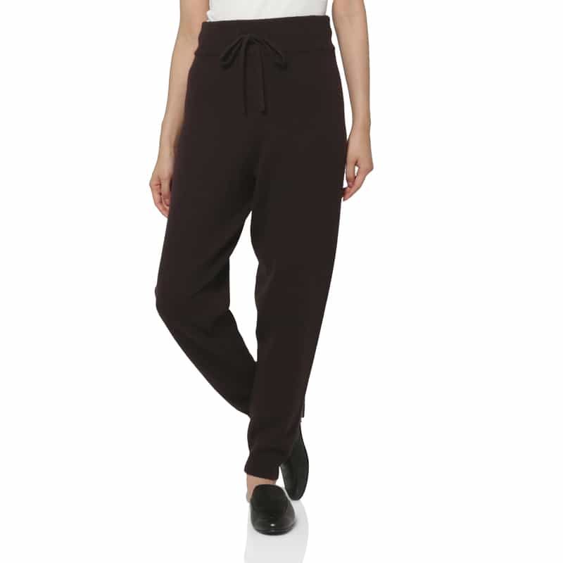 PIPPIOLINO PIPPIOLINO ＜ピッピオリーノ＞ バーニーズ　ニューヨーク限定ドローストリング ニットラウンジパンツ BROWN