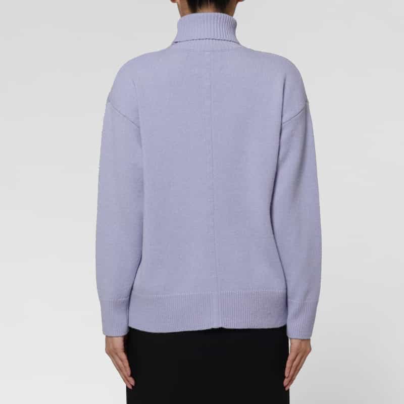 PIPPIOLINO PIPPIOLINO ＜ピッピオリーノ＞ バーニーズ　ニューヨーク限定ラムウールタートルネックニットプルオーバー LILAC