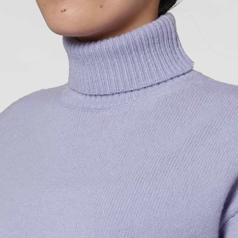 PIPPIOLINO PIPPIOLINO ＜ピッピオリーノ＞ バーニーズ　ニューヨーク限定ラムウールタートルネックニットプルオーバー LILAC