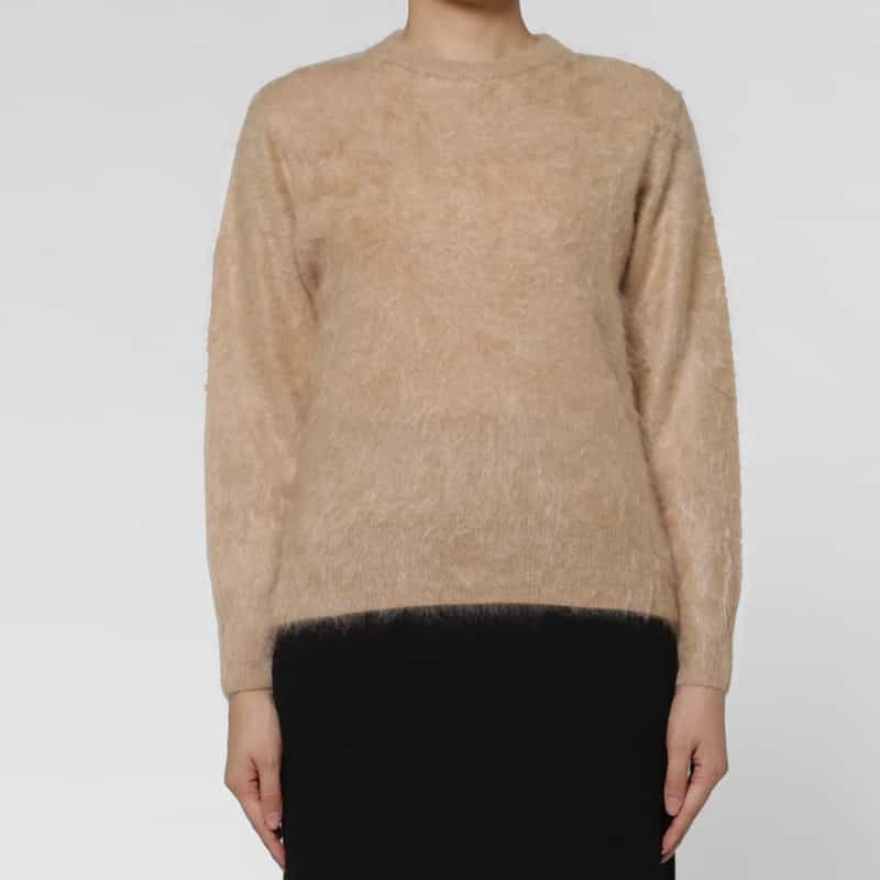 PIPPIOLINO PIPPIOLINO ＜ピッピオリーノ＞ バーニーズ　ニューヨーク限定カシミヤミンクニットプルオーバー CAMEL