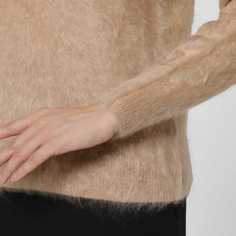 PIPPIOLINO PIPPIOLINO ＜ピッピオリーノ＞ バーニーズ　ニューヨーク限定カシミヤミンクニットプルオーバー CAMEL