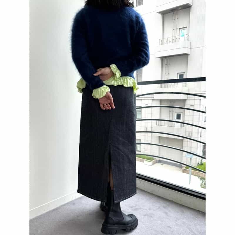 PIPPIOLINO PIPPIOLINO ＜ピッピオリーノ＞ バーニーズ　ニューヨーク限定カシミヤミンクニットプルオーバー NAVY