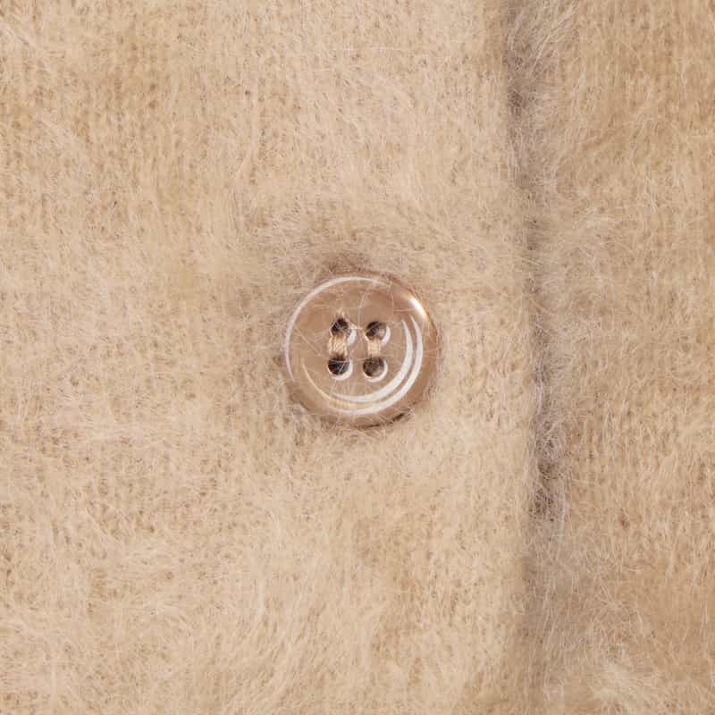 PIPPIOLINO PIPPIOLINO ＜ピッピオリーノ＞ バーニーズ　ニューヨーク限定カシミヤミンク ポロニットプルオーバー CAMEL