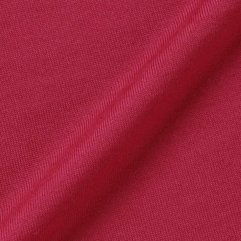 BARNEYS NEW YORK クルーネック ウールニットプルオーバー（ロロ・ピアーナ社製ウール使用） PINK