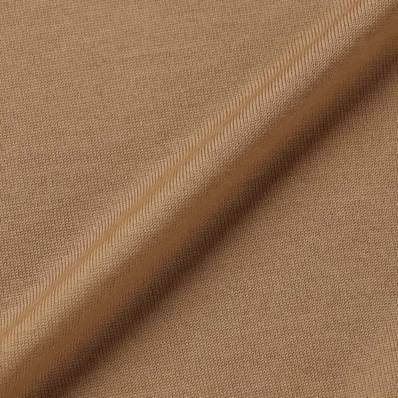 BARNEYS NEW YORK ハイネック ウールニットプルオーバー（ロロ・ピアーナ社製ウール使用） CAMEL