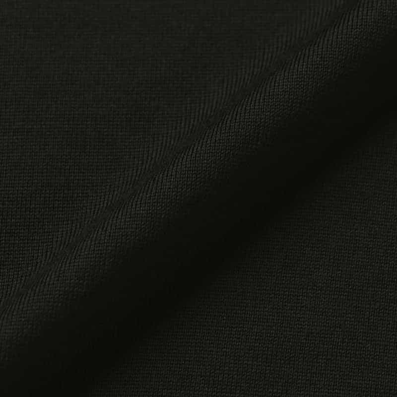 BARNEYS NEW YORK ハイネック ウールニットプルオーバー（ロロ・ピアーナ社製ウール使用） BLACK