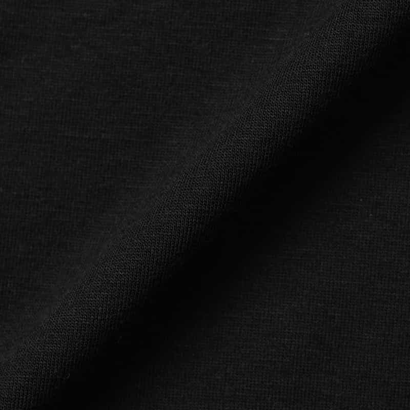 JUUN J JUUN J ＜ジューンジー＞ バックスリット スリムフィット タートルネックニットプルオーバー BLACK
