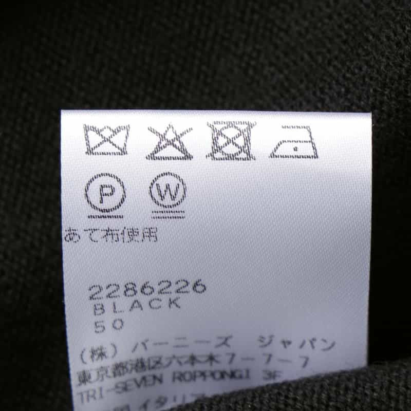 LUCA INNOCENTI LUCA INNOCENTI＜ルカ　イノチェンティ＞ ハイゲージタートルネックニットプルオーバー BLACK
