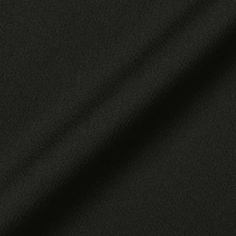 BARNEYS NEW YORK ウォッシャブル 前後2WAYボウタイブラウス BLACK