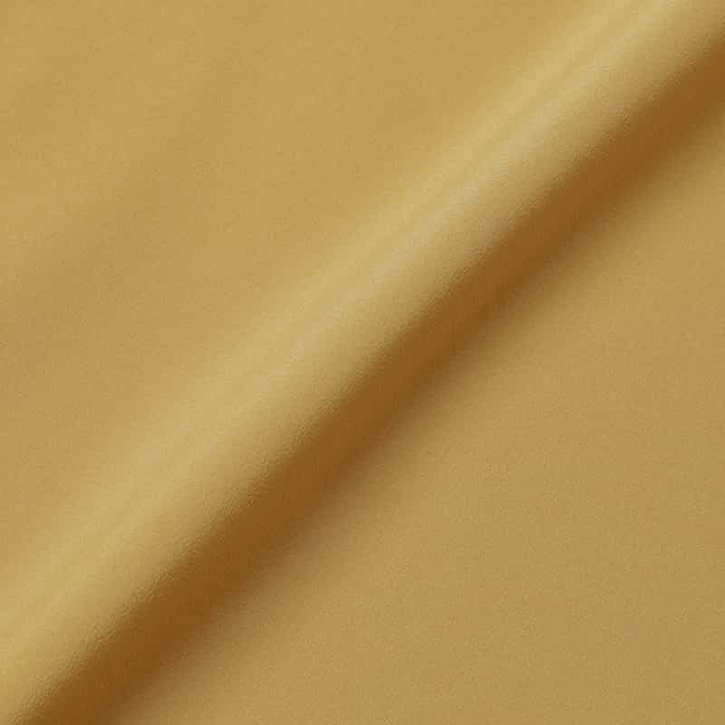 BARNEYS NEW YORK ウォッシャブル ネックフリルデザイン ジョーゼットブラウス YELLOW