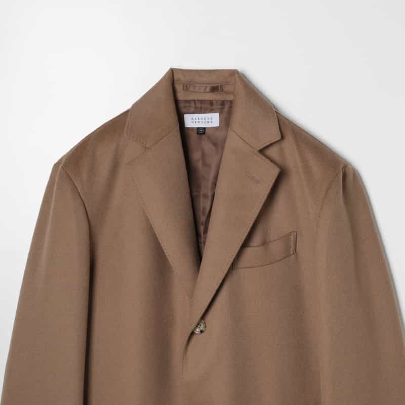BARNEYS NEW YORK カシミヤ100％チェスターコート BEIGE