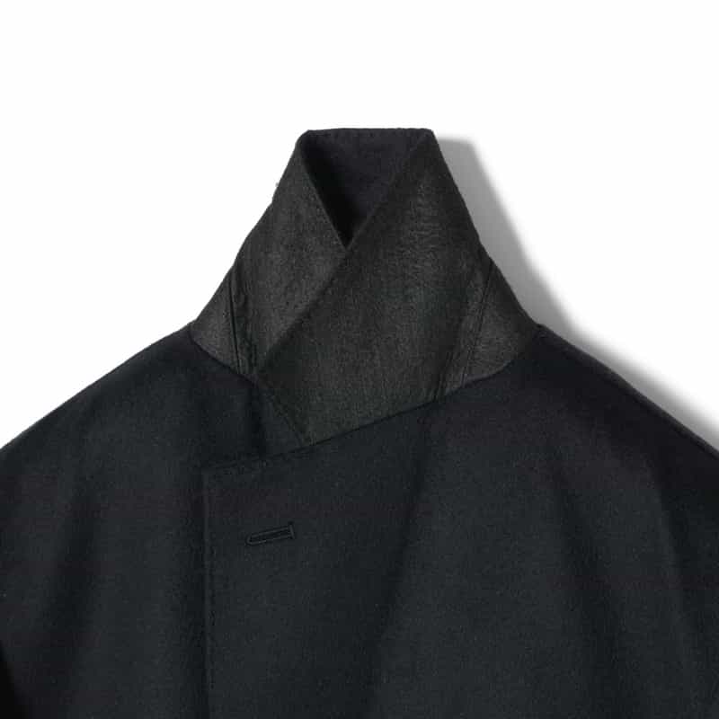BARNEYS NEW YORK カシミヤ100％チェスターコート NAVY