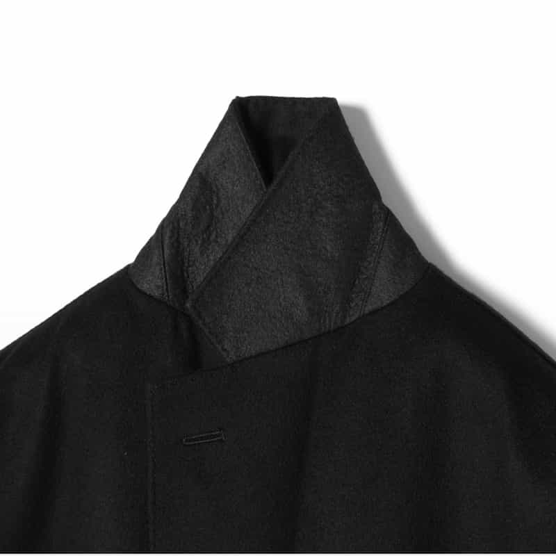 BARNEYS NEW YORK カシミヤ100％チェスターコート BLACK